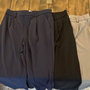 HALARA Navy, Black & Grey Trousers w/ Pockets